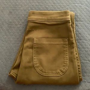 American Apparel Olive skinny jeans